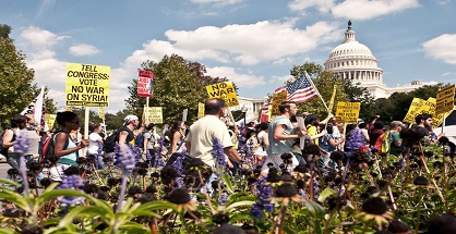 South Africans protest US policy on Syria