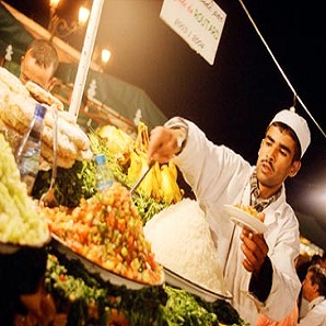 Blend of street food and posh ambience