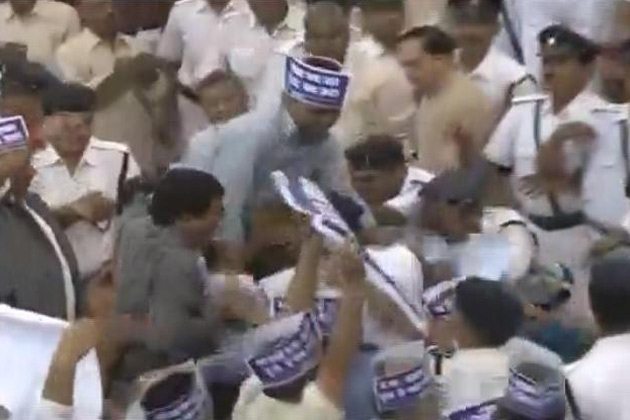 BJP accuses SP of playing divisive politics