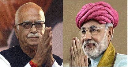 Modi wishes Advani on his birthday