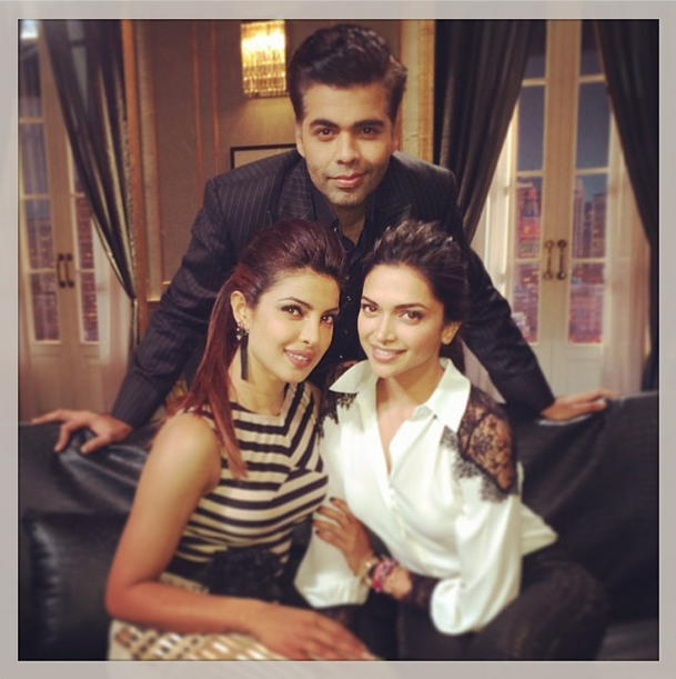 Priyanka, Deepika come together for ‘Koffee with Karan’