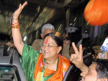 Vasundhara Raje inducts 12 ministers