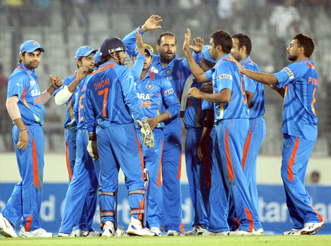 Indian colts put up 262/7 against Pakistan