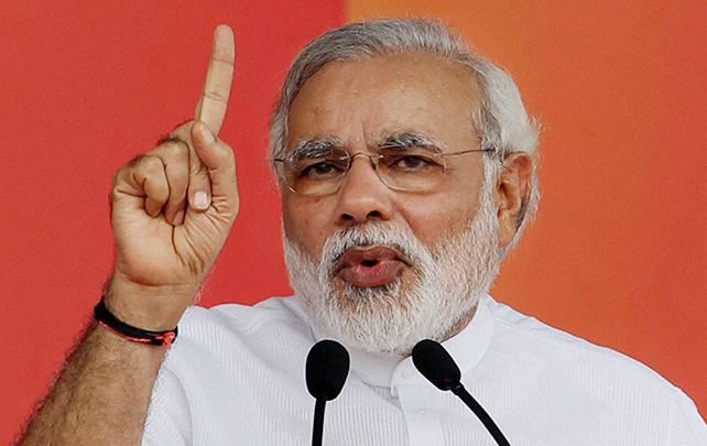 No democracy in Congress, says Modi