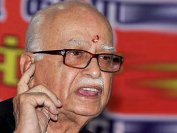 Advani files nomination from Gandhinagar