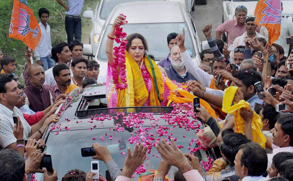 Hema Malini leads in Mathura