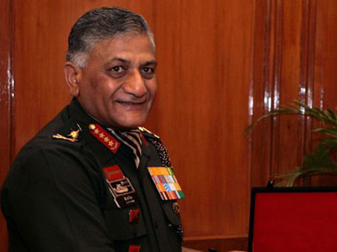 V.K. Singh leads, AAP in fifth spot