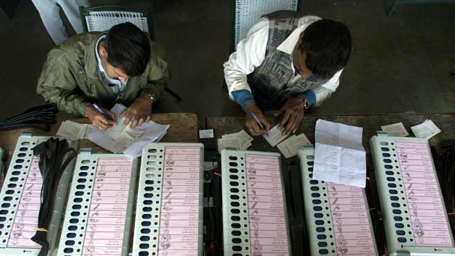 India all set to count 550 million votes