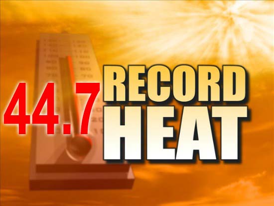 Hisar sizzling at 44