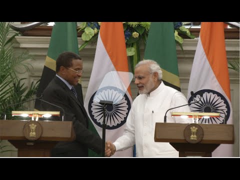 Modi arrives in Tanzania