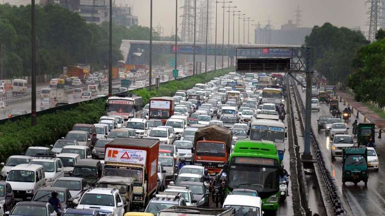 Waterlogging in Gurgaon hits Dehi-Jaipur route