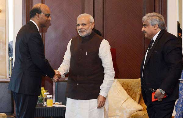 Singapore's Deputy PM calls on Modi