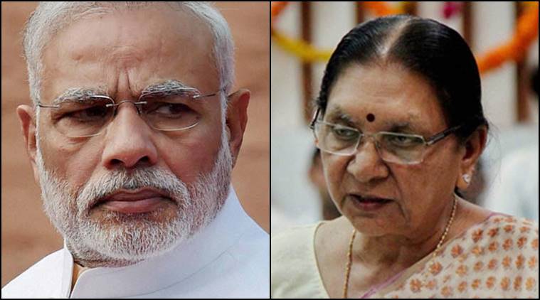 Modi summons Anandiben