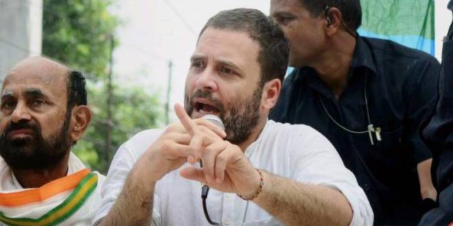 Shoe hurled at Rahul Gandhi