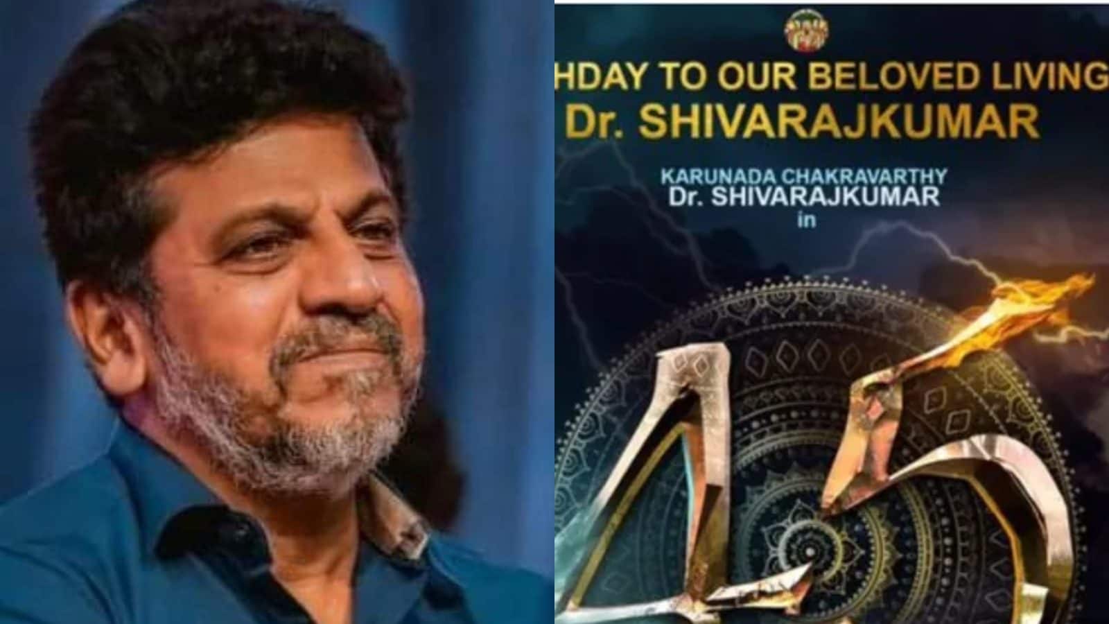 Shivarajkumar Announces Next Project Titled ’45’ On His Birthday, Unveils Film’s Poster; Check Here