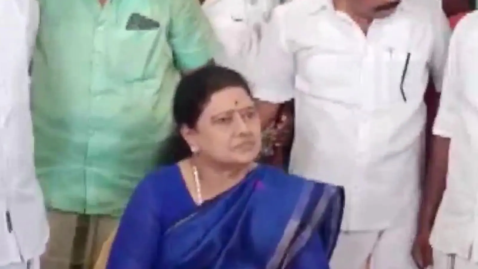 Sasikala After OPS Ouster from AIADMK